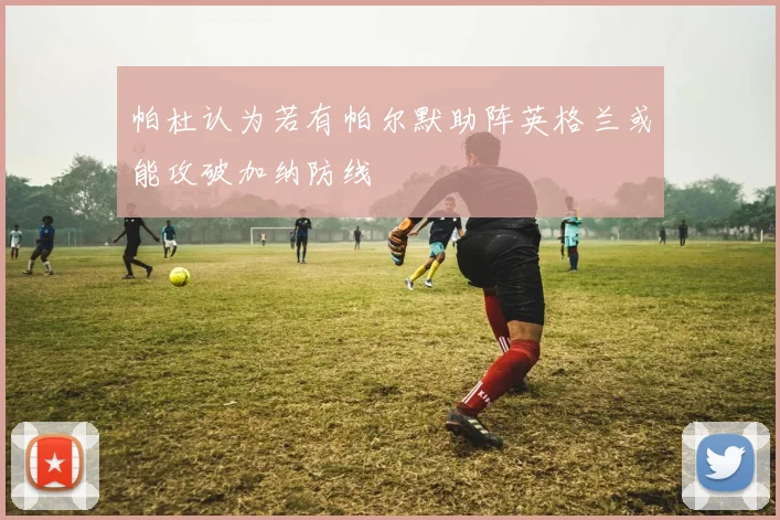 帕杜认为若有帕尔默助阵英格兰或能攻破加纳防线